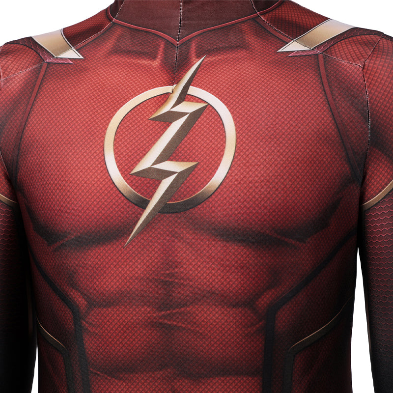 [ylevol] Injustice 2 The Flash Jumpsuit Kids Cosplay Costumes