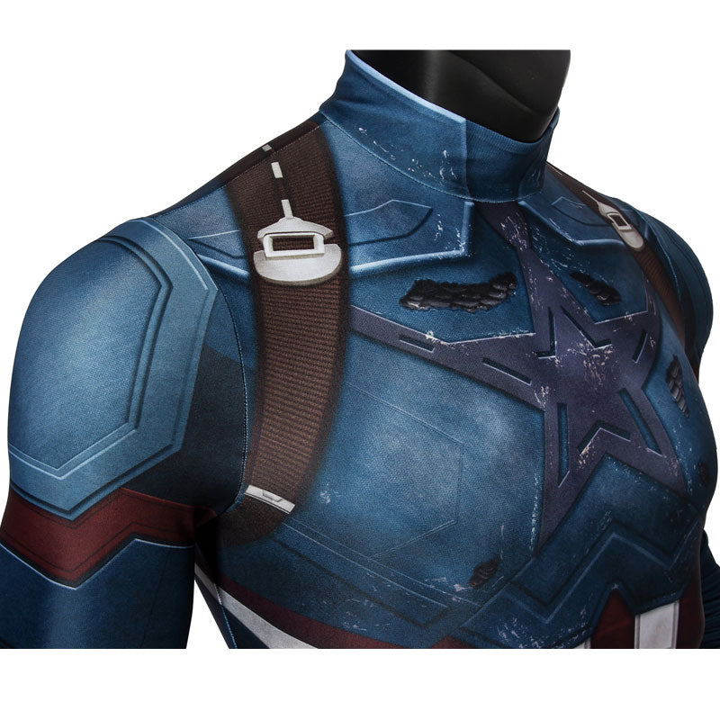 [ylevol] Avengers 3 Infinity War Captain America Steve Rogers Jumpsuit Cosplay Costumes