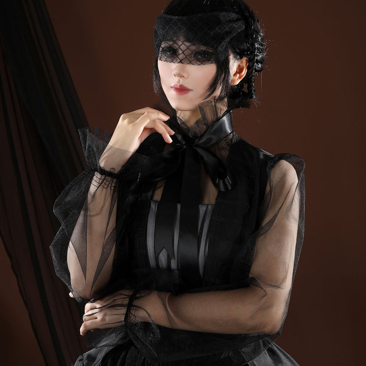 [ylevol] Wednesday 2 The Addams Family Wednesday Addams Ball Gala Gown Costumes