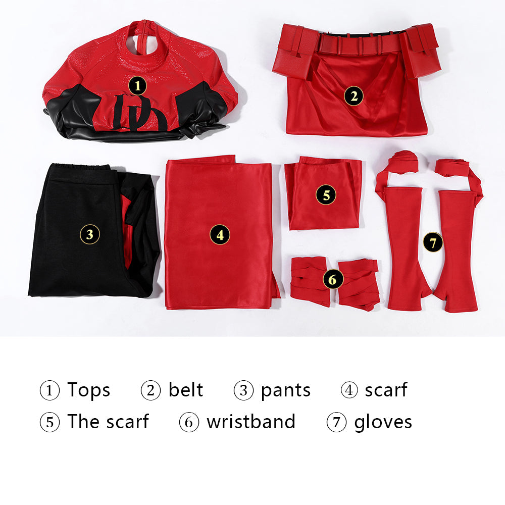 [ylevol] Daredevil Elektra Natchios Top Level Female Cosplay Costumes