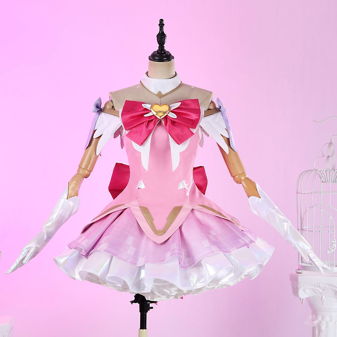 [ylevol] Overwatch 2 Magical Girl Juno Dress Full Set Cosplay Costumes