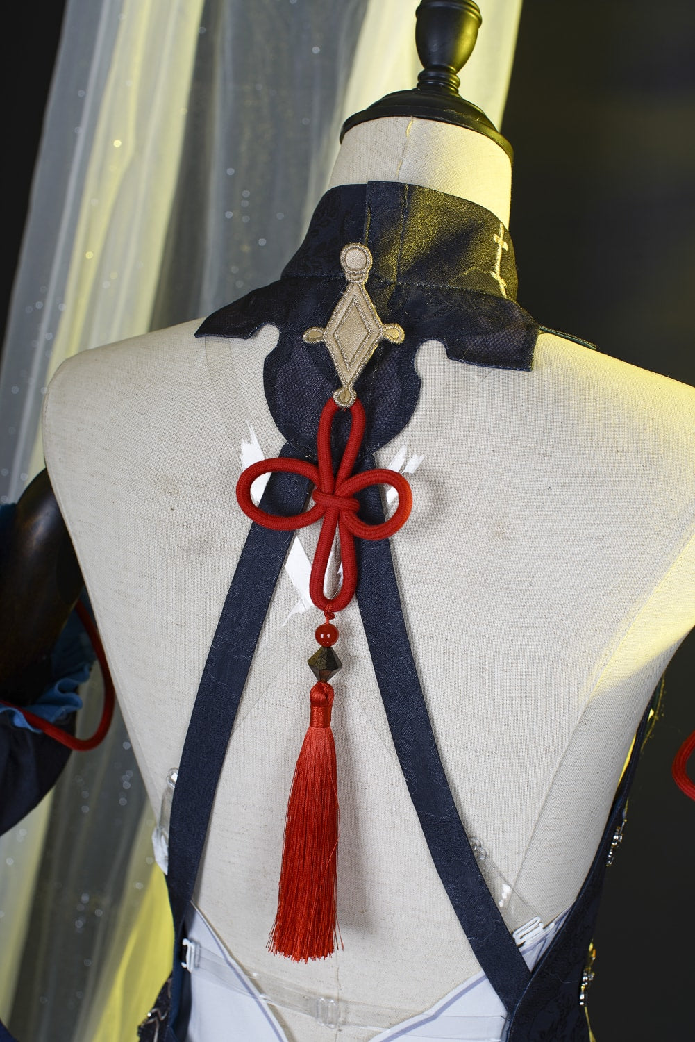 [ylevol] Genshin Impact Shenhe Frostflower Dew Qipao Cosplay Costumes