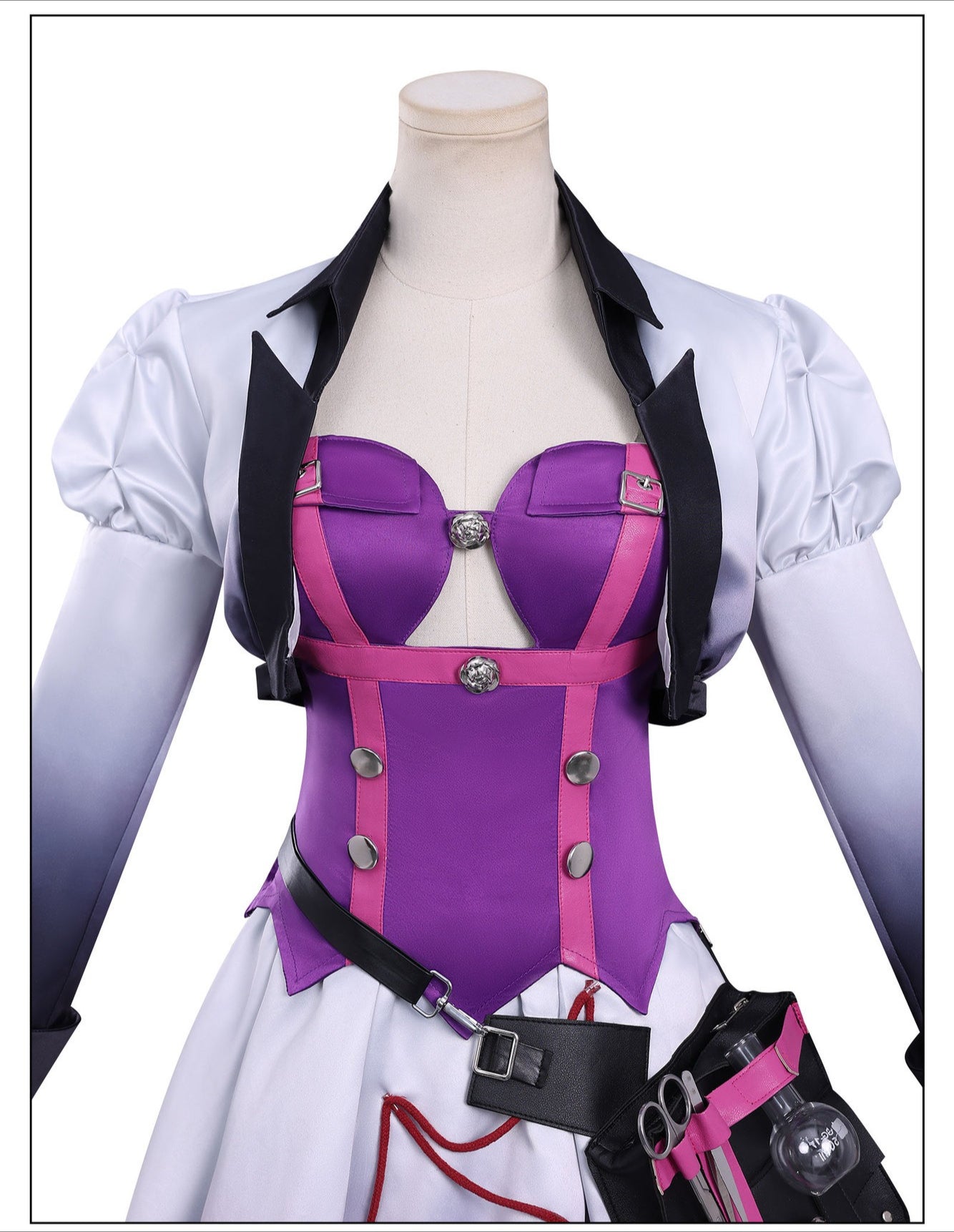 [ylevol] Game Identity V Silver Antimony Doctor Emily Dyer Cosplay Costumes