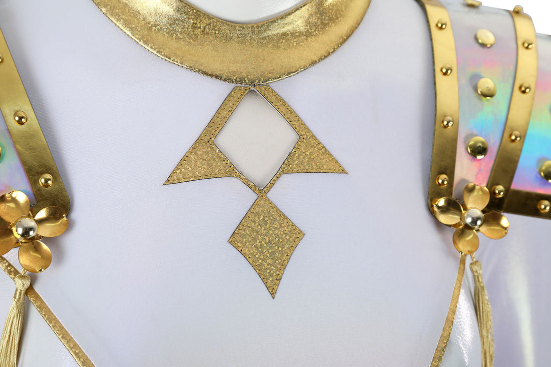 [ylevol] KPop Demon Hunters Zoey White Stage Outfit Cosplay Costumes