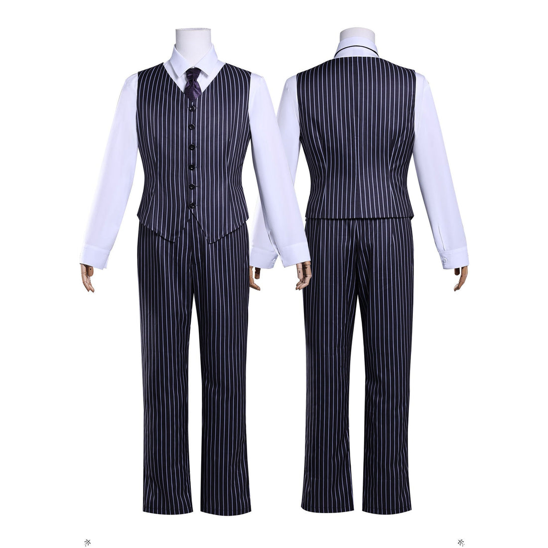 [ylevol] Wednesday 2 Gomez Addams Striped Suit Male Cosplay Costumes