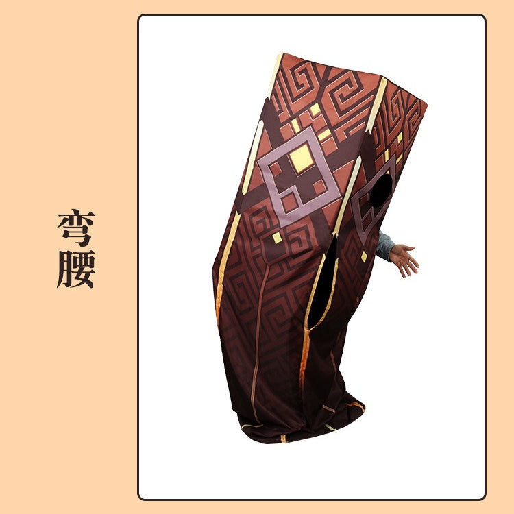[ylevol] Game Genshin Impact Zhongli Pillar Funny Mascot Suit Costumes
