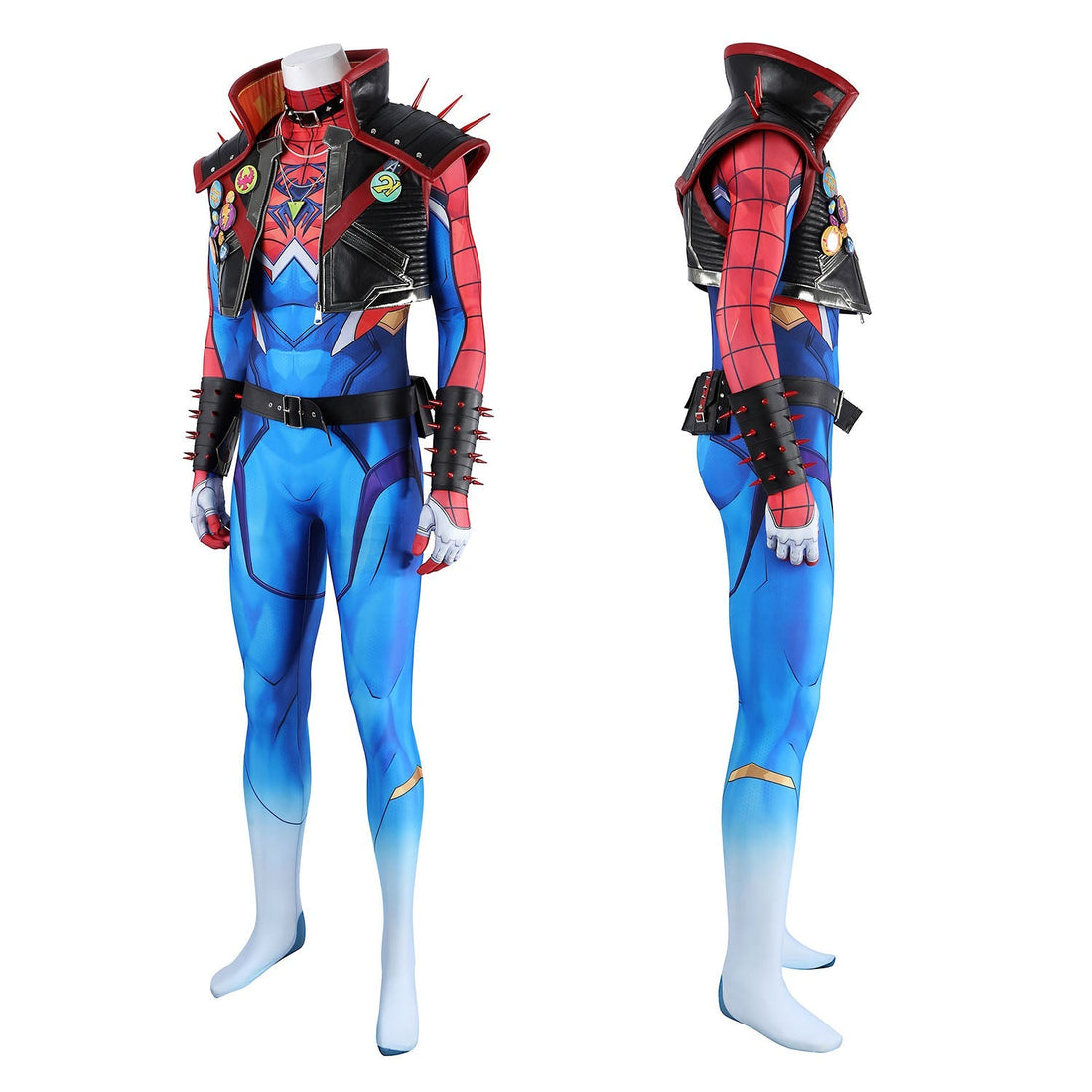 [ylevol] Marvel Rivals Spider punk 2099 Jumpsuit Full Set Cosplay Costumes