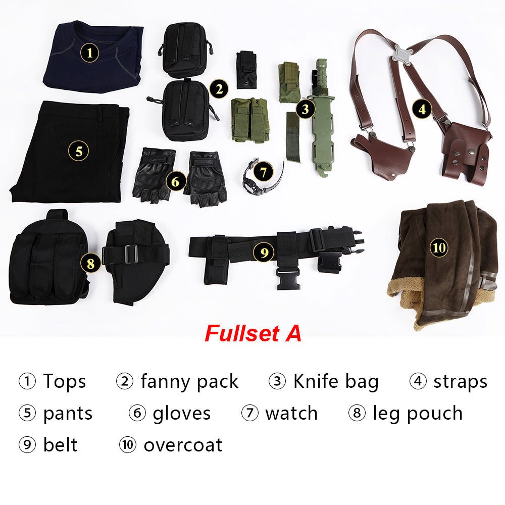 [ylevol] Resident Evil 4 Remake Leon S. Kennedy Male Cosplay Costumes