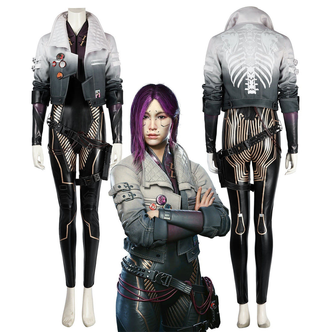 [ylevol] Cyberpunk 2077 Phantom Liberty Songbird Song So Mi Female Cosplay Costumes