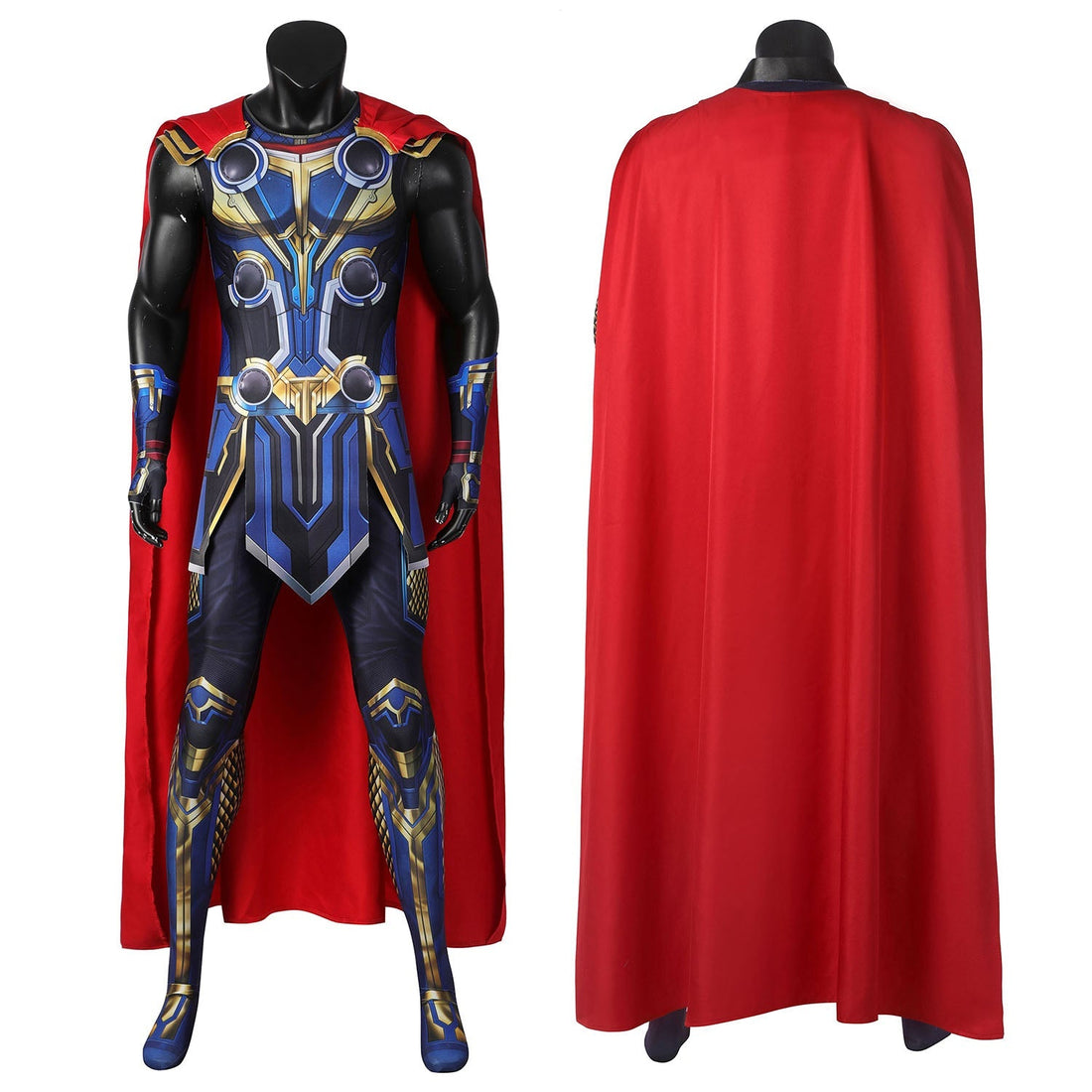 [ylevol] Thor 4 Love and Thunder Male Sleeveless Jumpsuit with Cloak Costumes