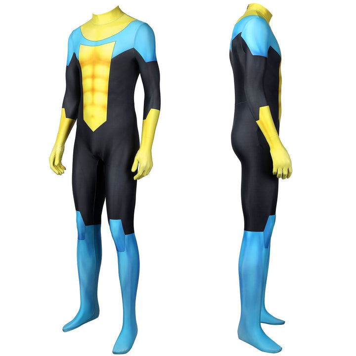 [ylevol] Invincible Mark Grayson Male Jumpsuit with Mask Cosplay Costumes