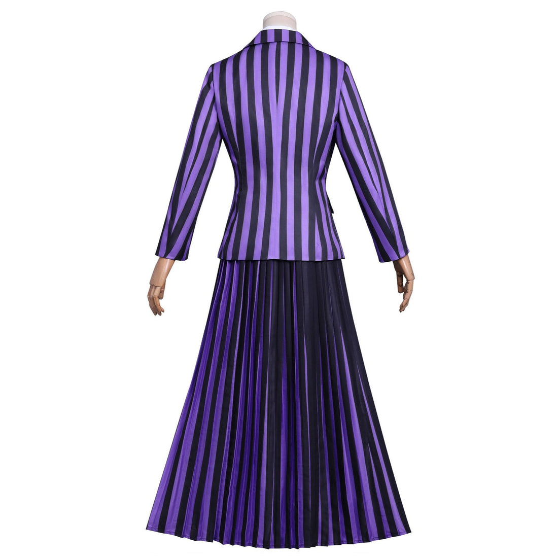 [ylevol] Wednesday 2 Addams Nevermore Academy Purple Uniform Adult Kids Costumes