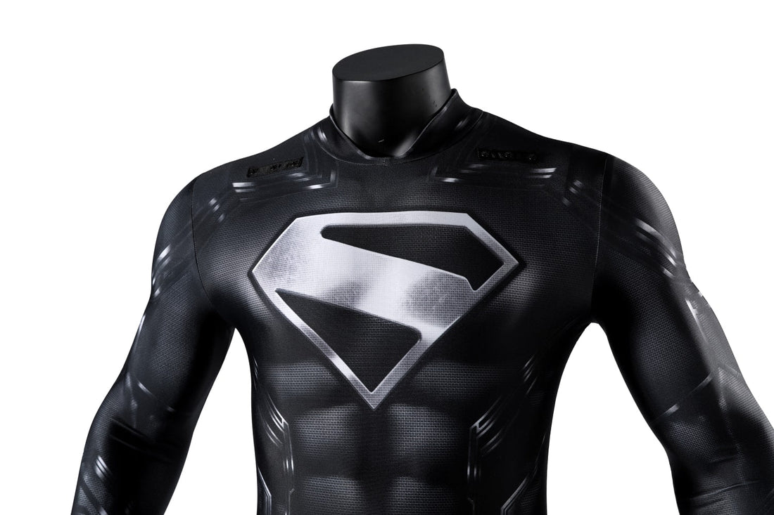 [ylevol] Superman Legacy Clark Kent Black Jumpsuit Cosplay Costumes