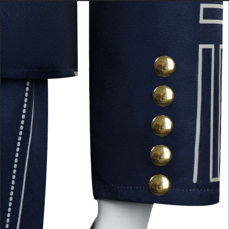 [ylevol] Wicked: For Good Prince Fiyero Navy Blue Suit Cosplay Costumes