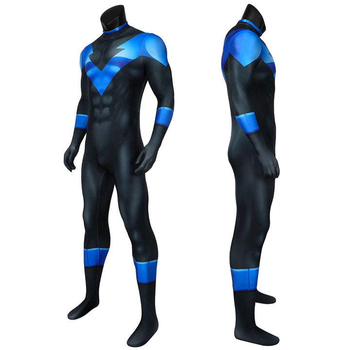 [ylevol] Batman: Under the Red Hood Nightwing Male Jumpsuit Cosplay Costumes