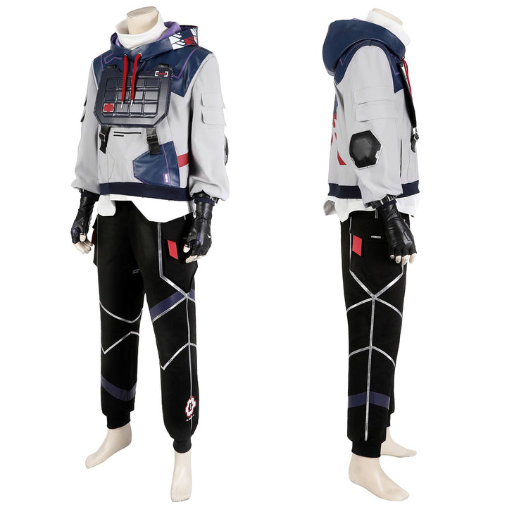 [ylevol] Valorant ISO Outfit Male Fullset Cosplay Costumes