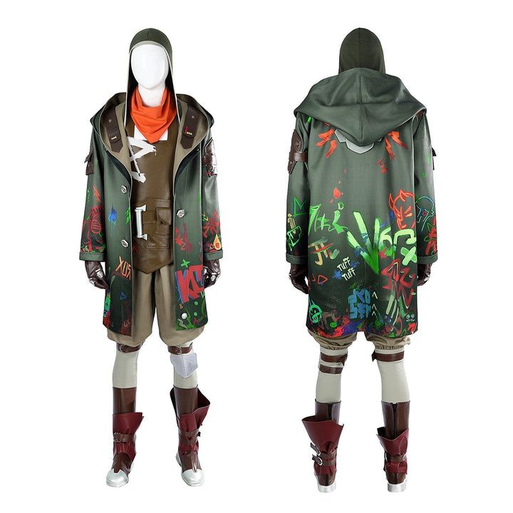 [ylevol] Arcane Season 2 Ekko Game LOL Full Set Top Cosplay Costumes