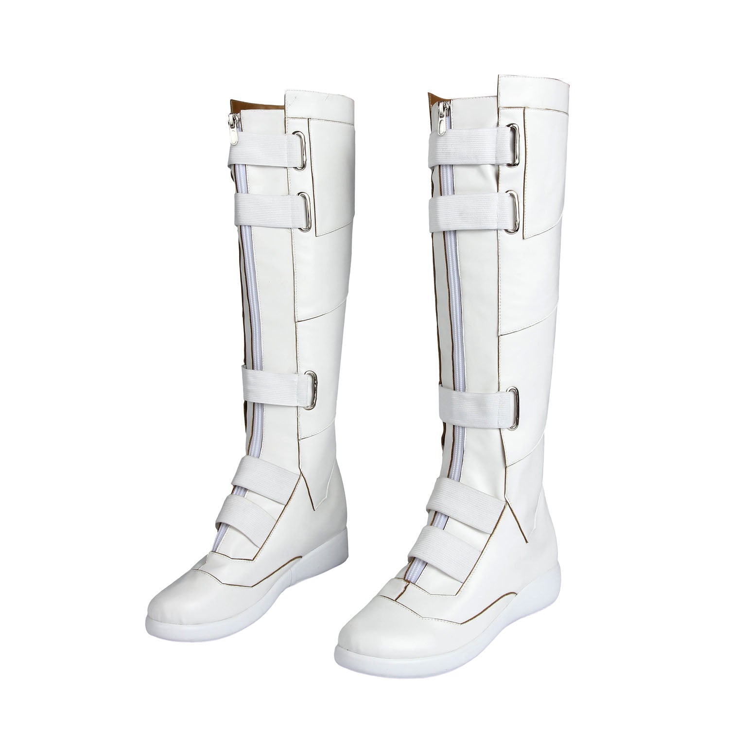 [ylevol] Black Widow Natasha Romanoff White Suit Female Cosplay Costumes