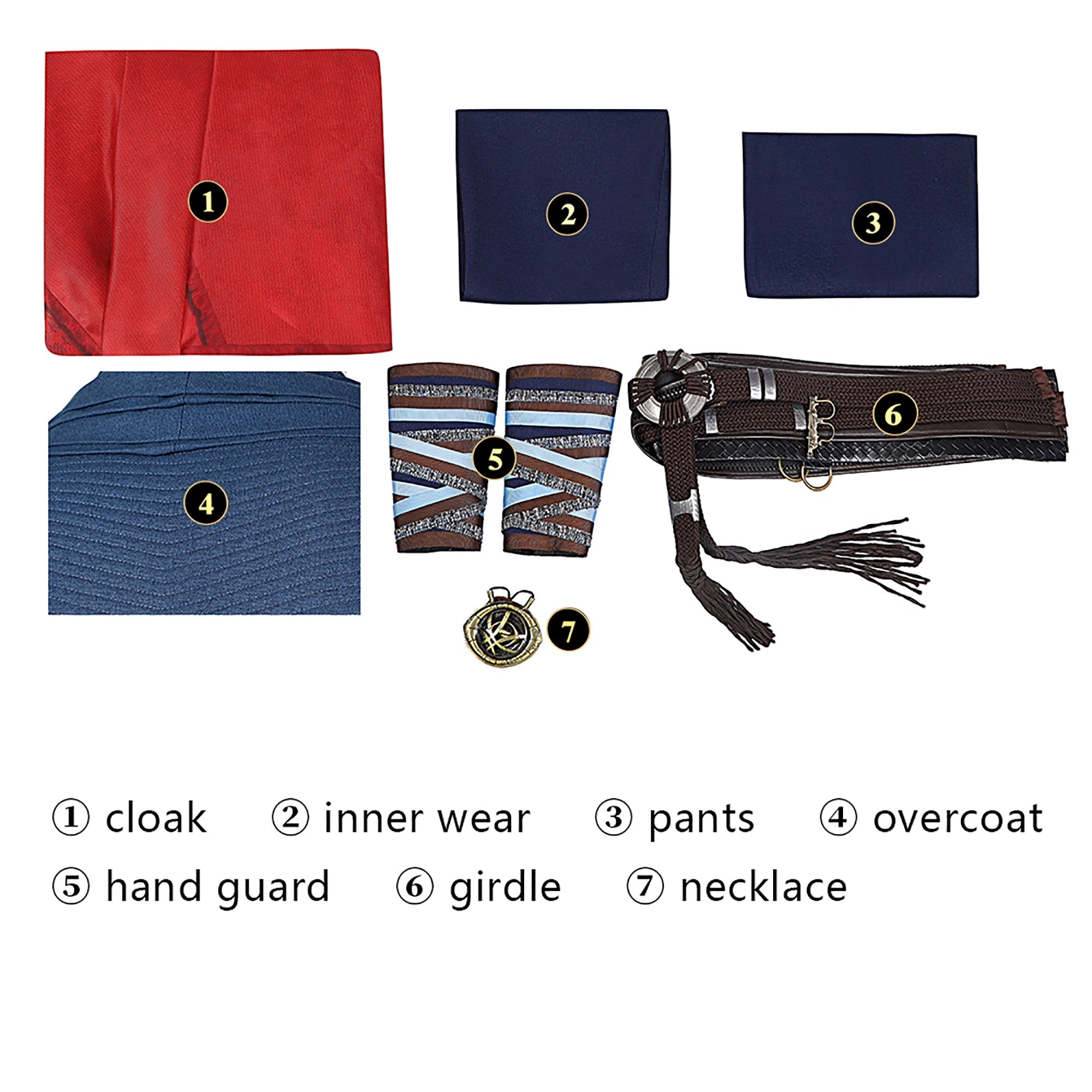 [ylevol] Doctor Strange Stephen Strange Male Fullset Cosplay Costumes