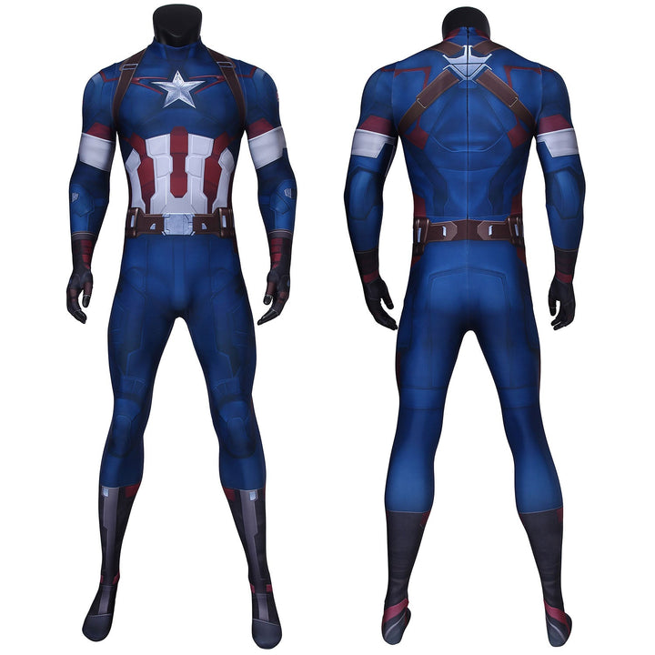[ylevol] Avengers 2 Age of Ultron Captain America Steven Rogers Jumpsuit Costumes