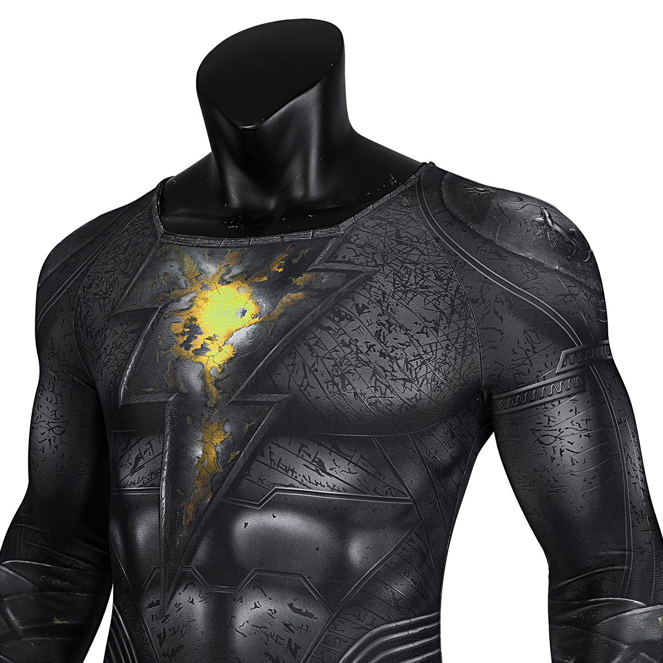 [ylevol] Comics Black Adam Male Jumpsuit with Hooded Cloak Costumes