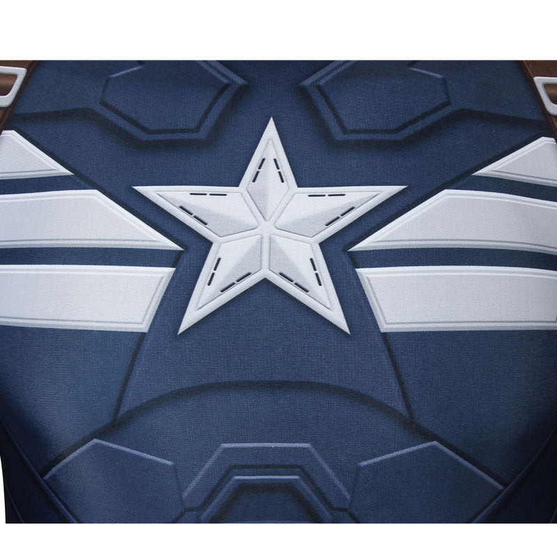 [ylevol] Captain America The Winter Soldier Steve Rogers Jumpsuit Costumes