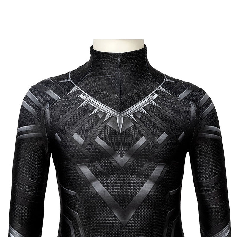 [ylevol] Black Panther Children Jumpsuit with Mask Cosplay Costume