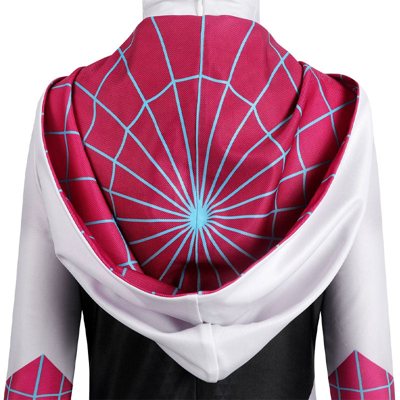 [ylevol] Spider-Man Across The Spider-Verse Gwen Stacy Kids Jumpsuit Costumes