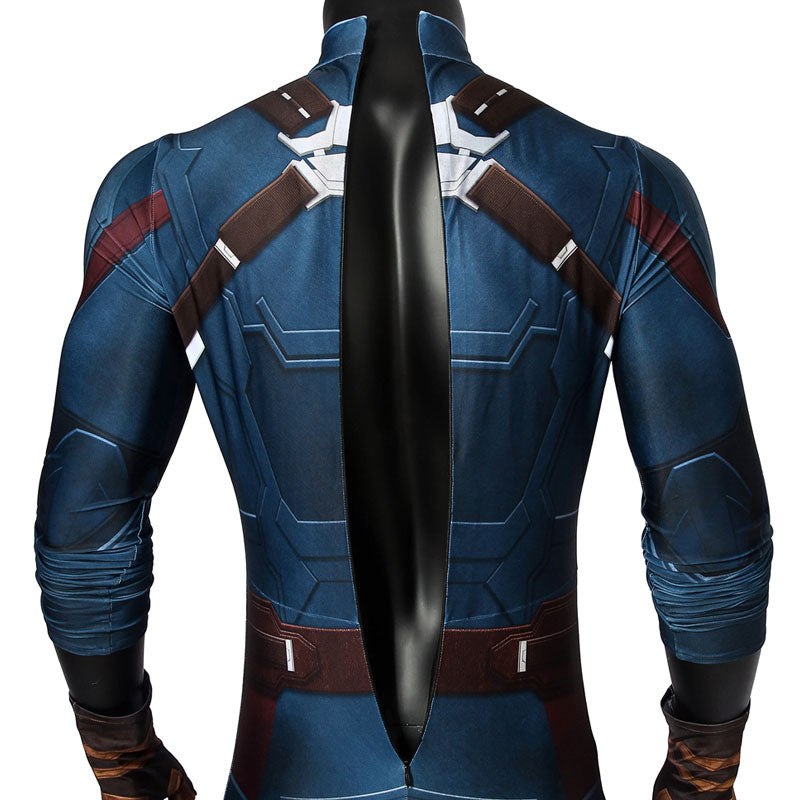 [ylevol] Avengers 3 Infinity War Captain America Steve Rogers Jumpsuit Cosplay Costumes