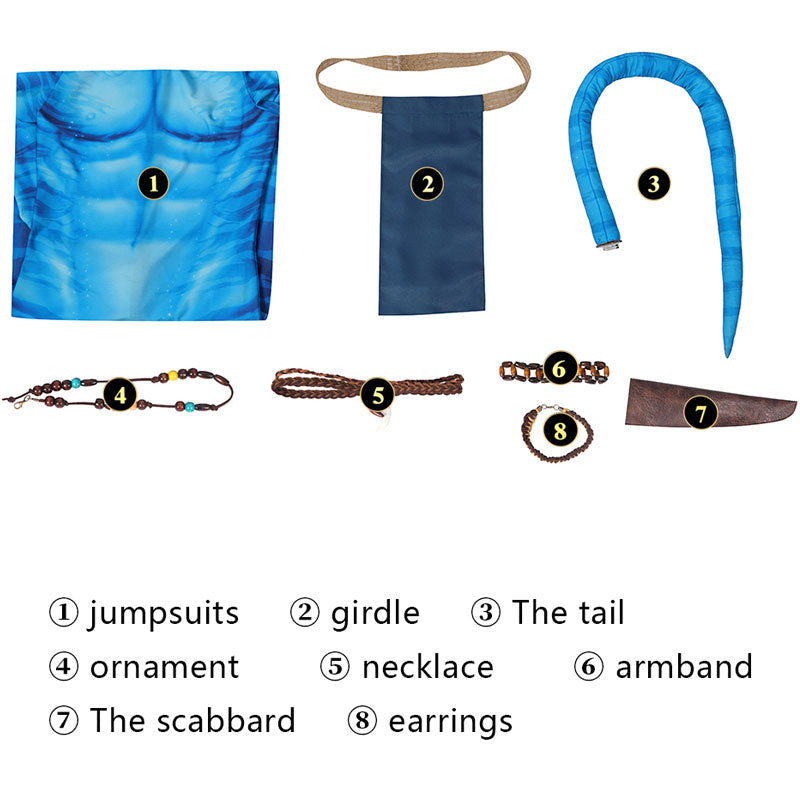 [ylevol] Avatar 2 The Way of Water Lo'ak Jumpsuit Cosplay Costumes