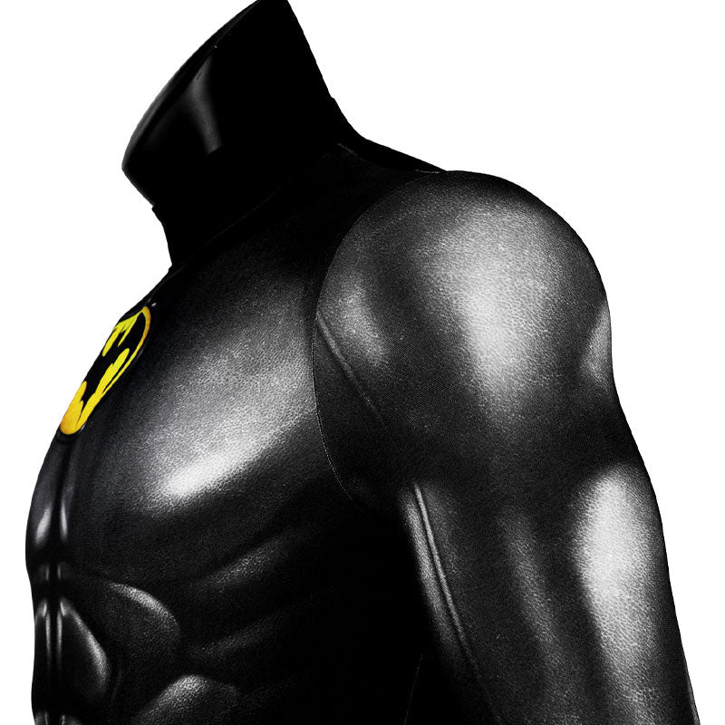 [ylevol] The Flash Batman Bruce Wayne Michael Keaton Jumpsuit Cosplay Costumes