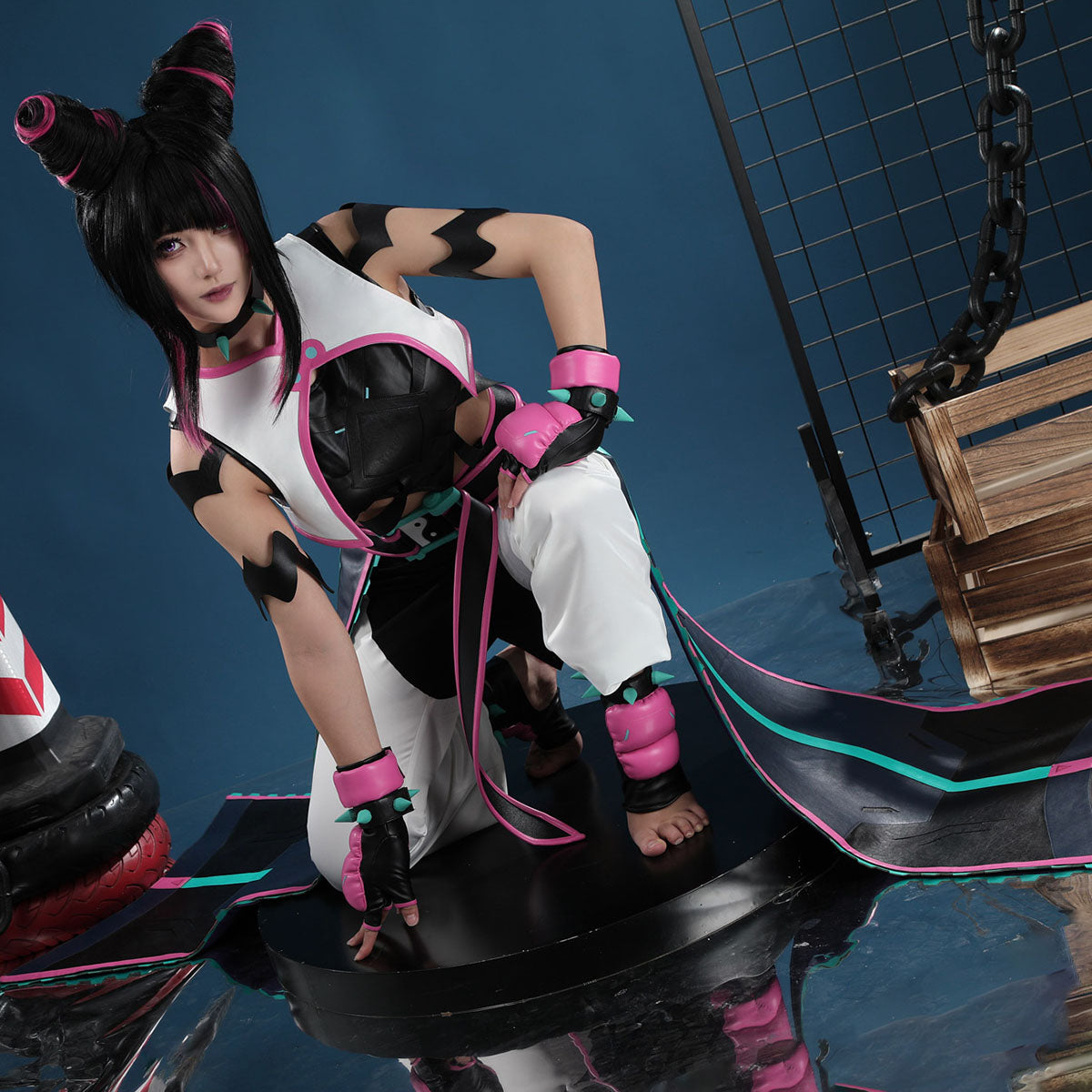 [ylevol] Overwatch 2 X Street Fighter 6 Juri Kiriko Cosplay Costumes