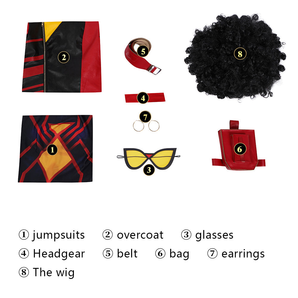 [ylevol] Spider-Man: Across The Spider-Verse Spider-Woman Jessica Drew Cosplay Costumes