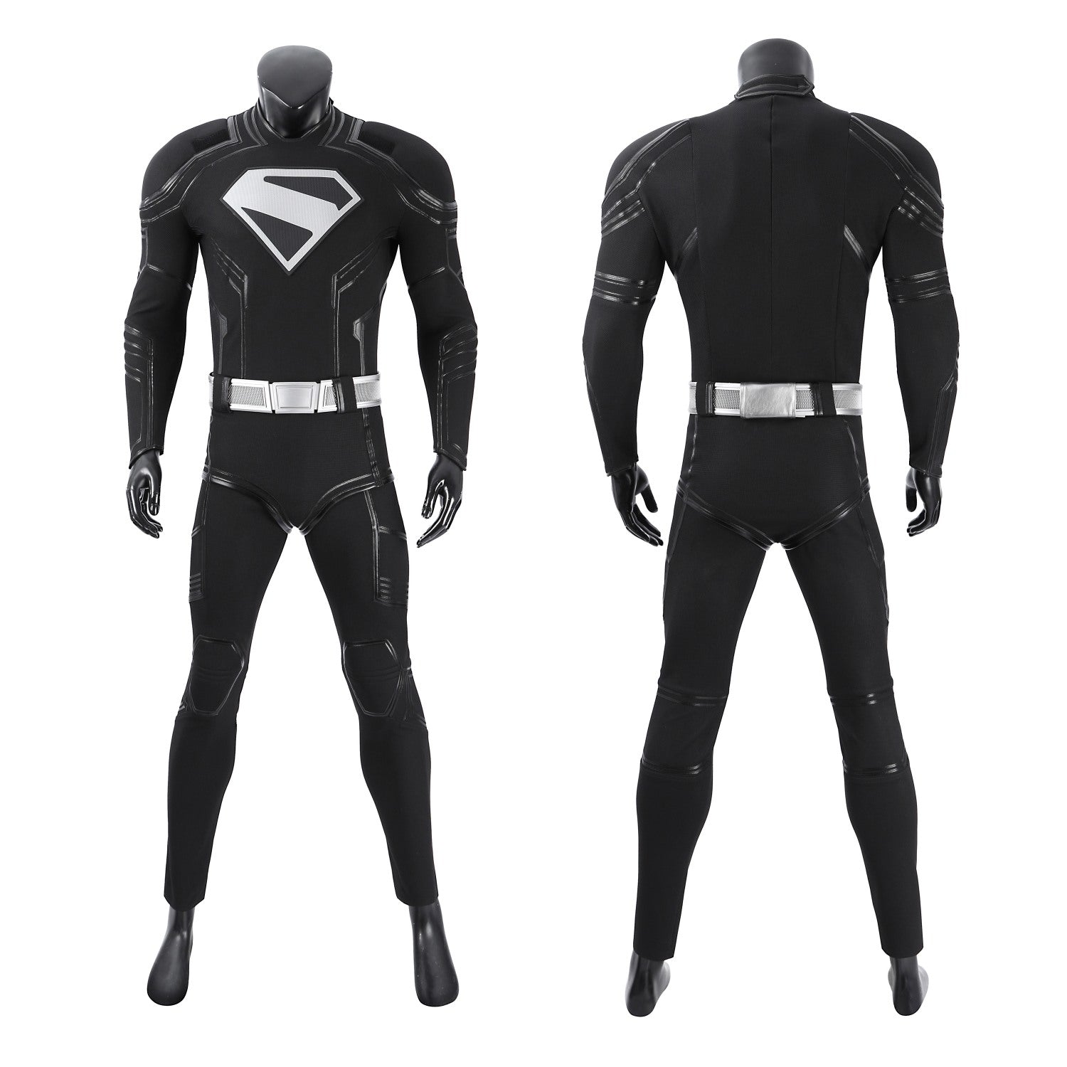 [ylevol] Superman Legacy Clark Kent Black Suit Top Cosplay Costumes