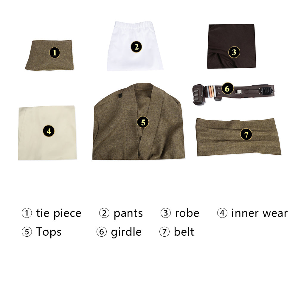 [ylevol] Star Wars Episode II Attack of the Clones Mace Windu Cosplay Costumes