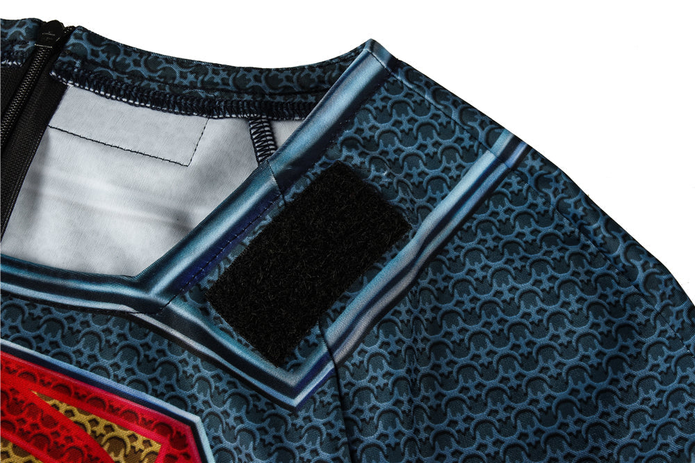 [ylevol] Superman Man of Steel Clark Kent Male Jumpsuit Cosplay Costumes