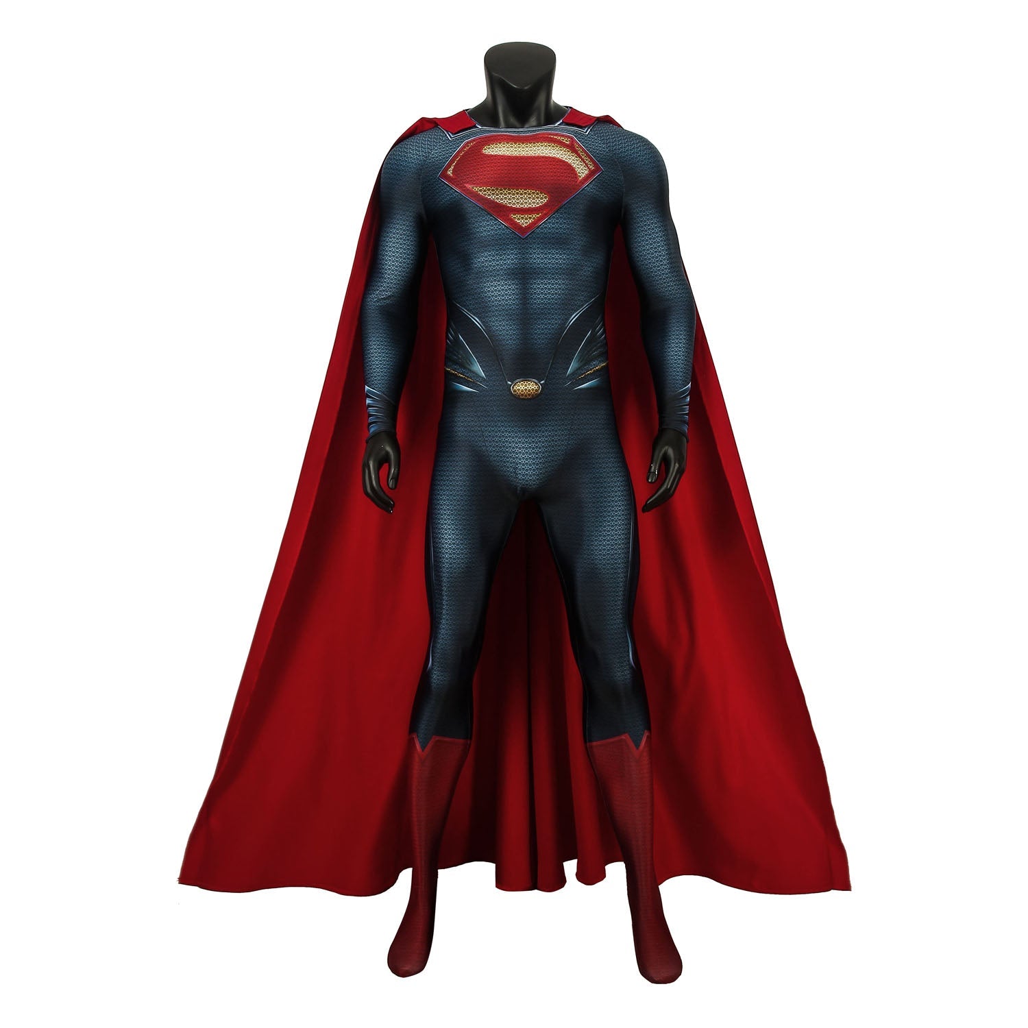 [ylevol] Superman Man of Steel Clark Kent Male Jumpsuit Cosplay Costumes