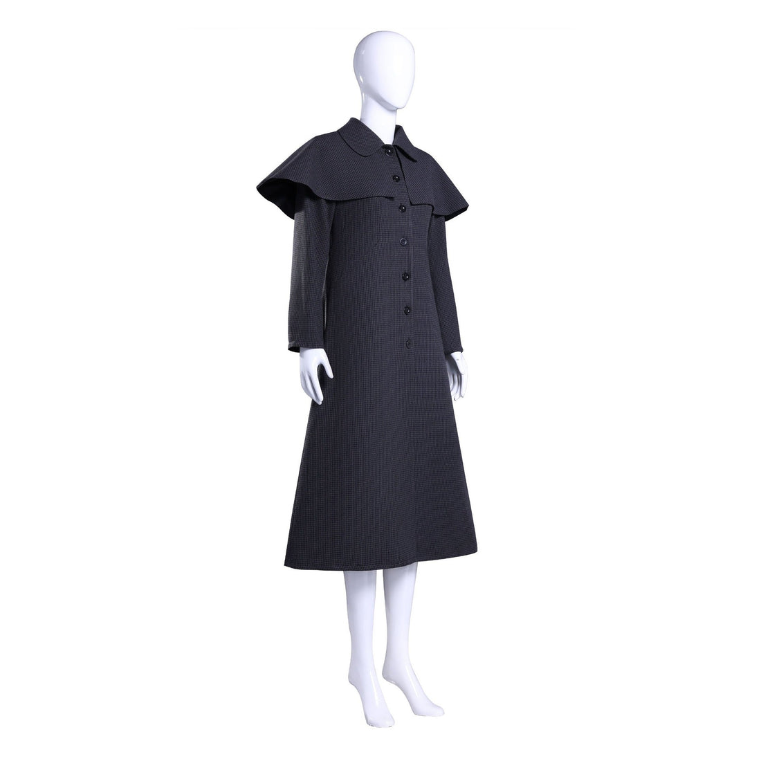 [ylevol] Wednesday 2 Addams Adult and Kids Black Wool Coat Cosplay Costumes