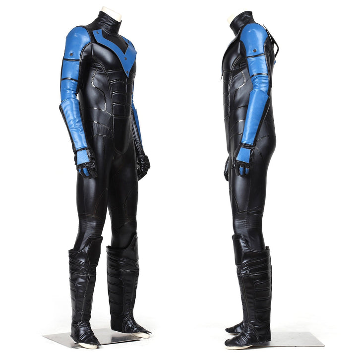 [ylevol] Batman Arkham City Nightwing Dick Grayson Fullset Top Cosplay Costumes