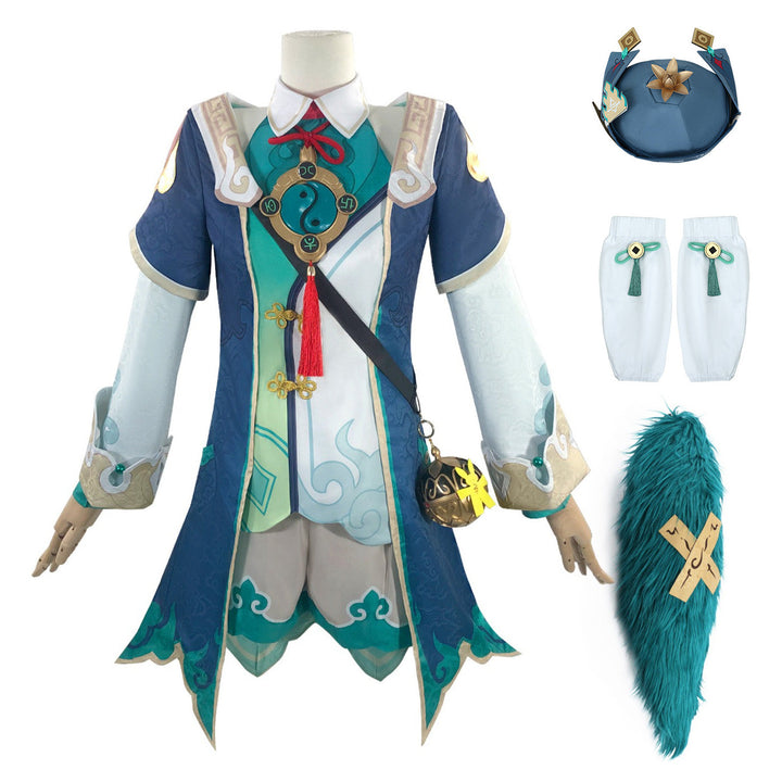 [ylevol] Game Honkai: Star Rail Huohuo Fullset with Tail Cosplay Costumes