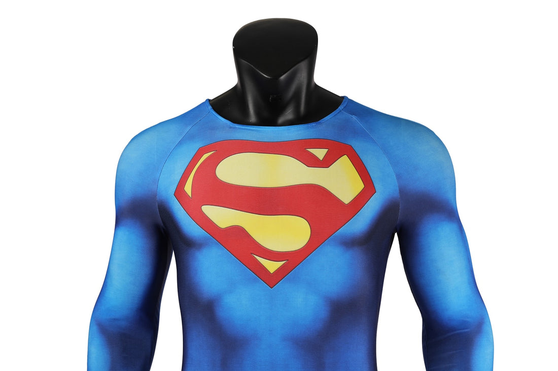 [ylevol] Superman 1978 Moive Christopher Reeve Male Jumpsuit Cosplay Costumes