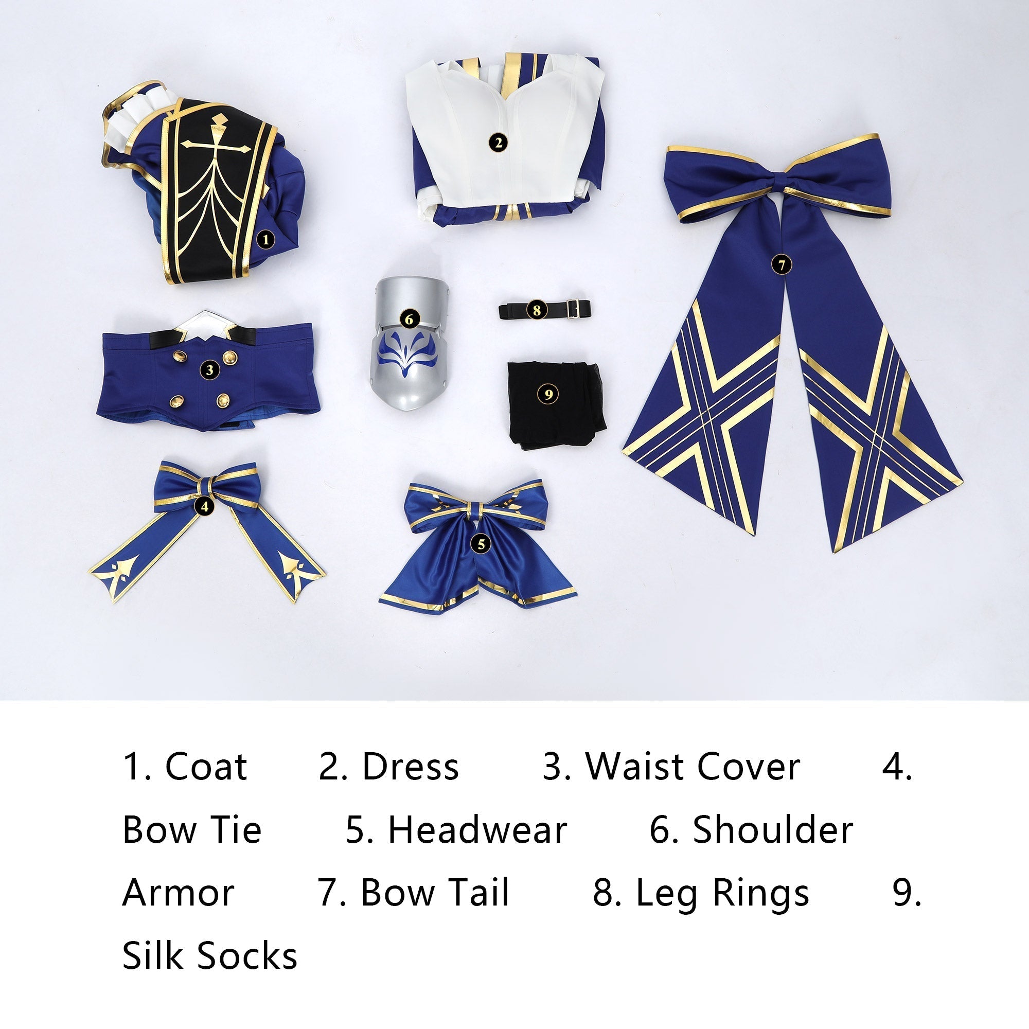 [ylevol] Honkai: Star Rail x Fate/Stay Night Saber Top Level Cosplay Costumes