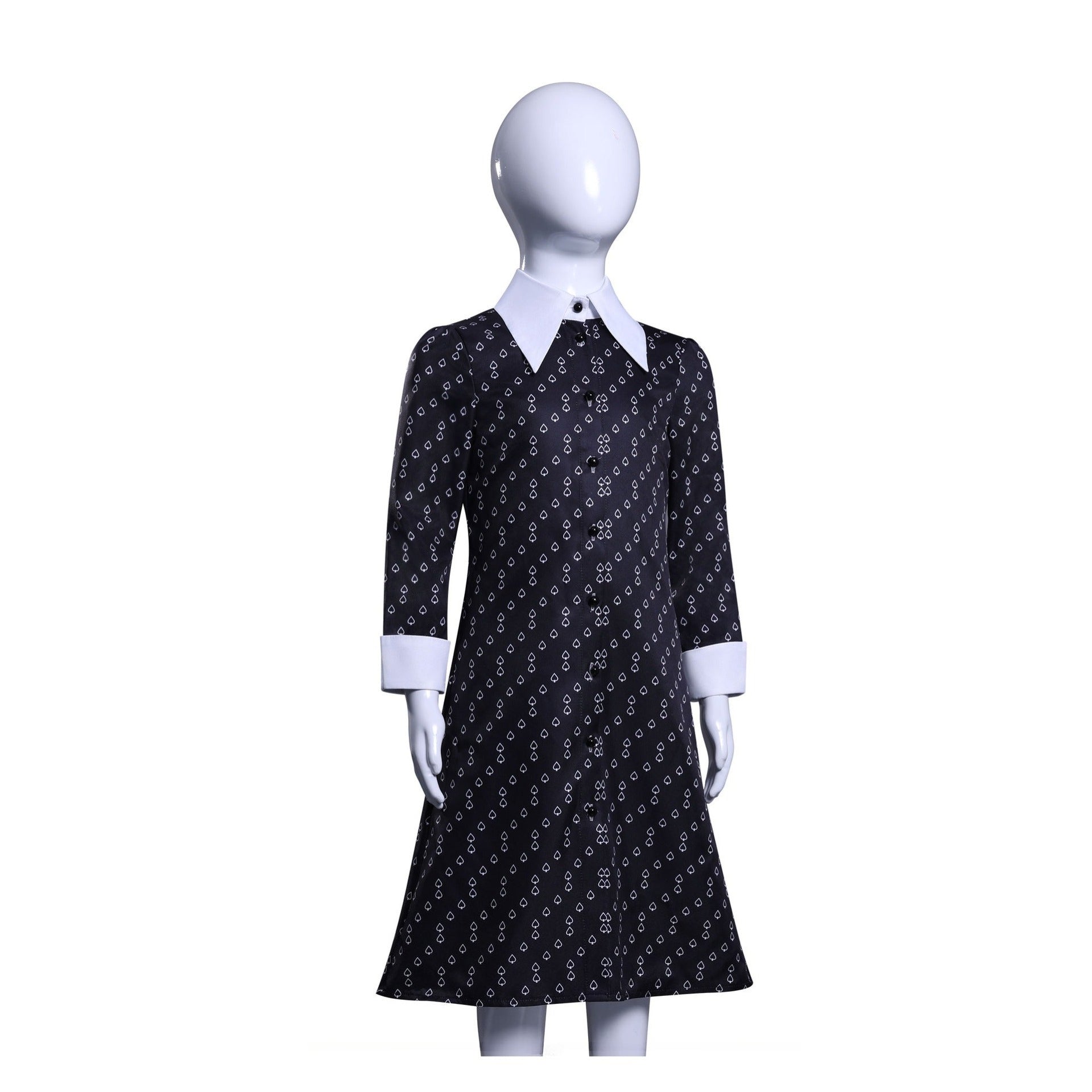 [ylevol] Wednesday 2 Addams Adult and Kids Black Dress Cosplay Costumes