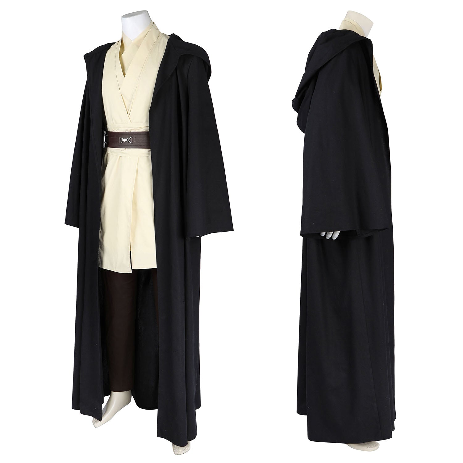 [ylevol] Star Wars Episode I The Phantom Menace Qui-Gon Jinn Cosplay Costumes