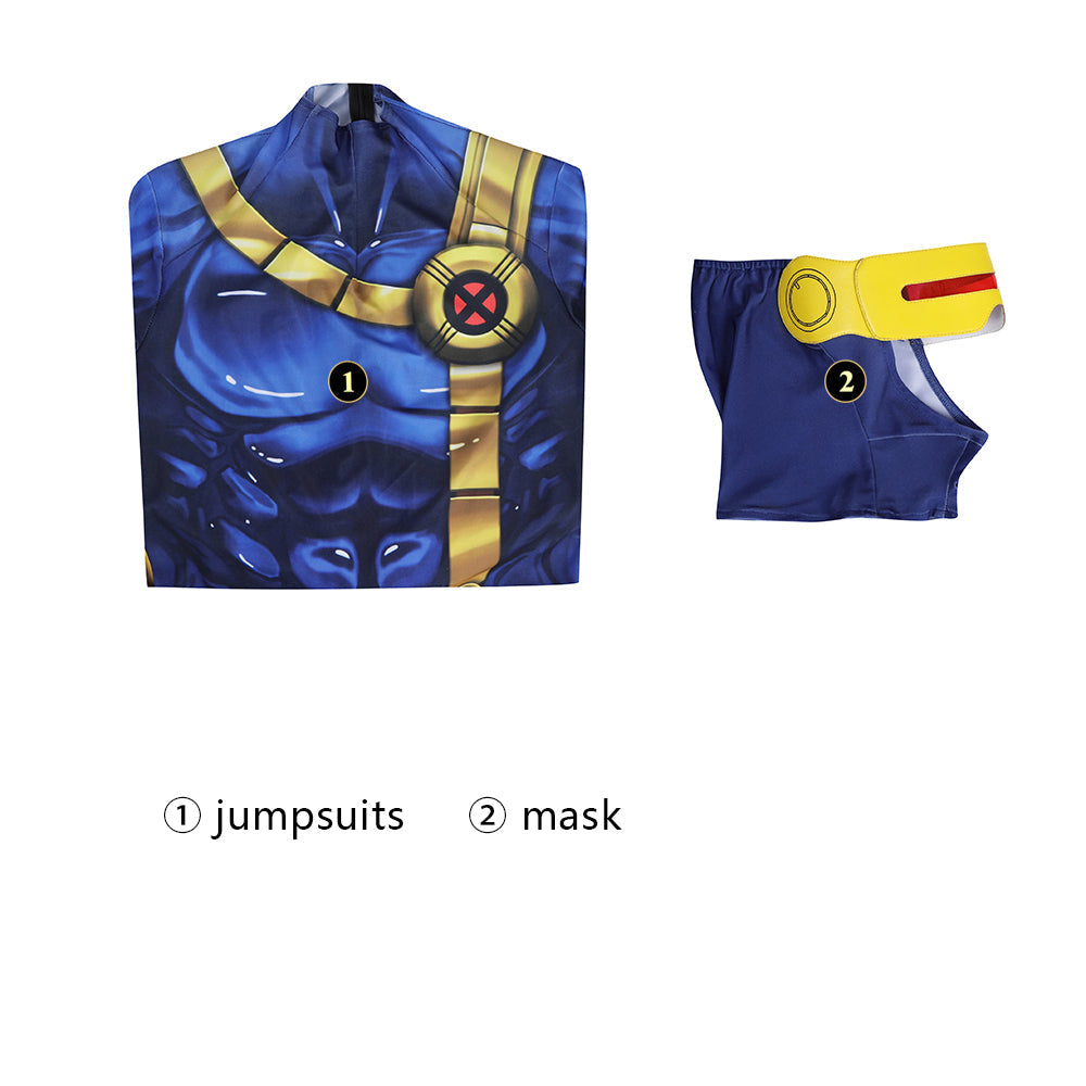 [ylevol] X-Men'97 Cyclops Scott Summers Male Halloween Jumpsuit Costumes