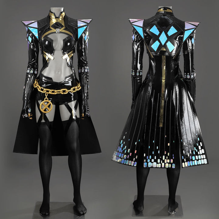 [ylevol] Marvel Rivals White Queen EMMA FROST X-REVOLUTION Top Cosplay Costumes