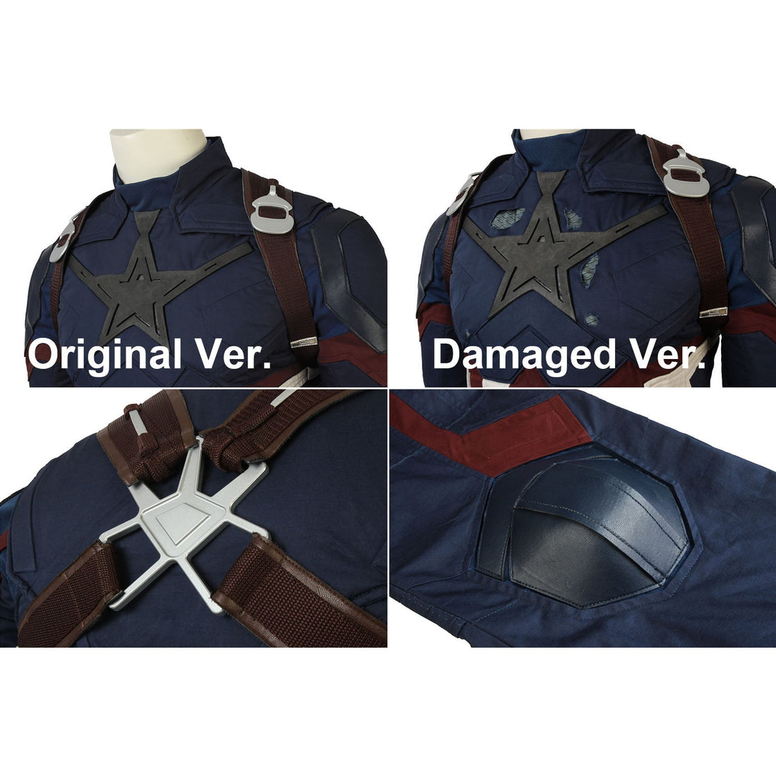 [ylevol] Avengers 3 Infinity War Captain America Steve Rogers Top Cosplay Costumes