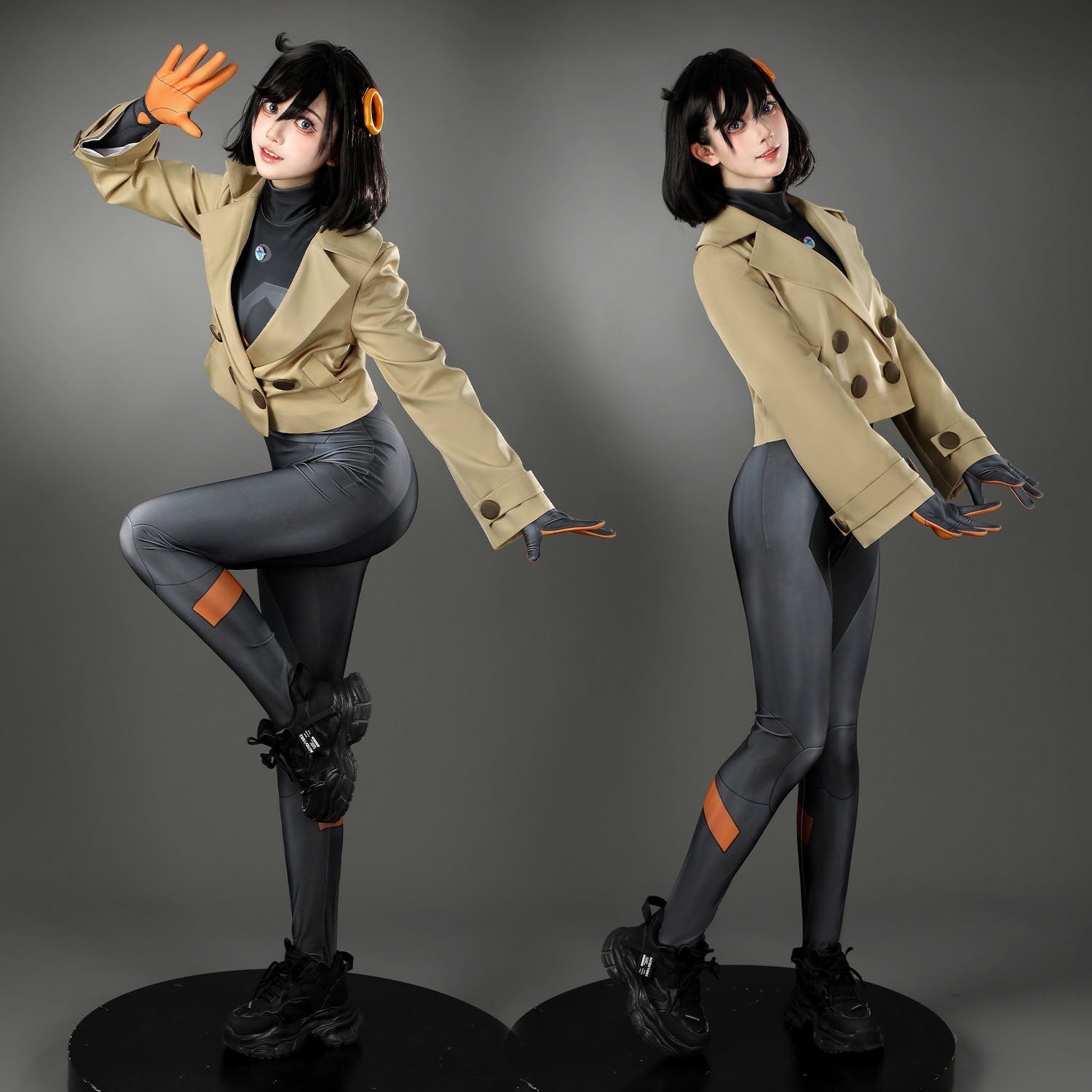 [ylevol] Pocket Game Z-A Emma Coat Jumpsuit Female Cosplay Costumes