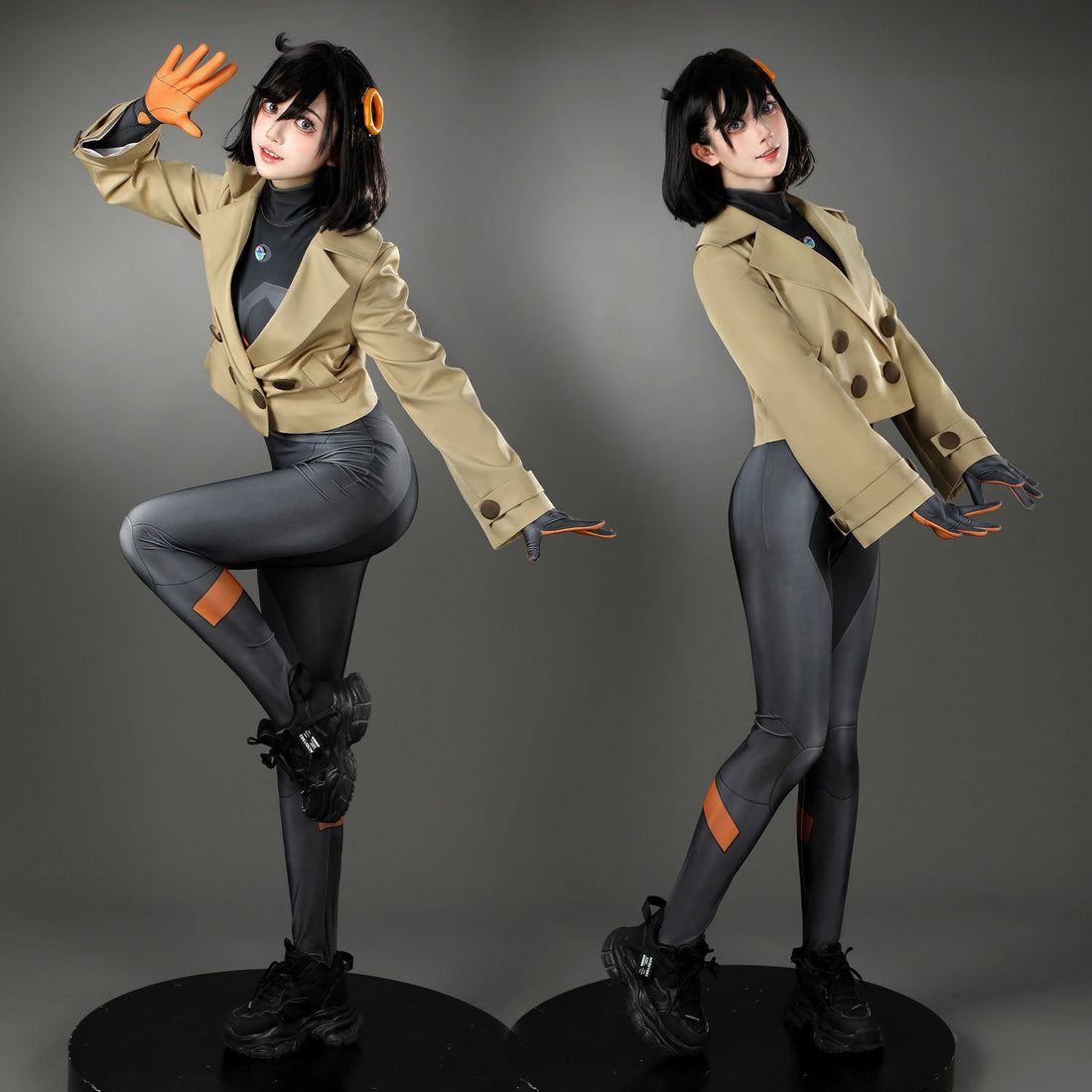 [ylevol] Pocket Game Z-A Emma Coat Jumpsuit Female Cosplay Costumes