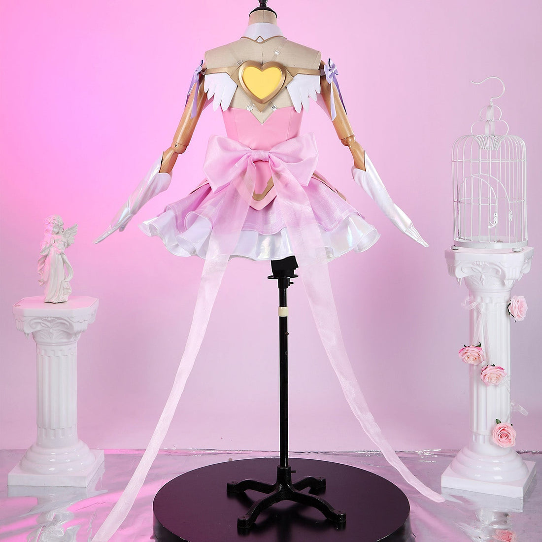 [ylevol] Overwatch 2 Magical Girl Juno Dress Full Set Cosplay Costumes